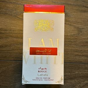 Brand new - once spritzed Rouge Lattafa eau de parfum, compared to Baccarat